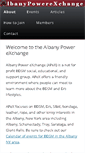 Mobile Screenshot of albanypowerexchange.org